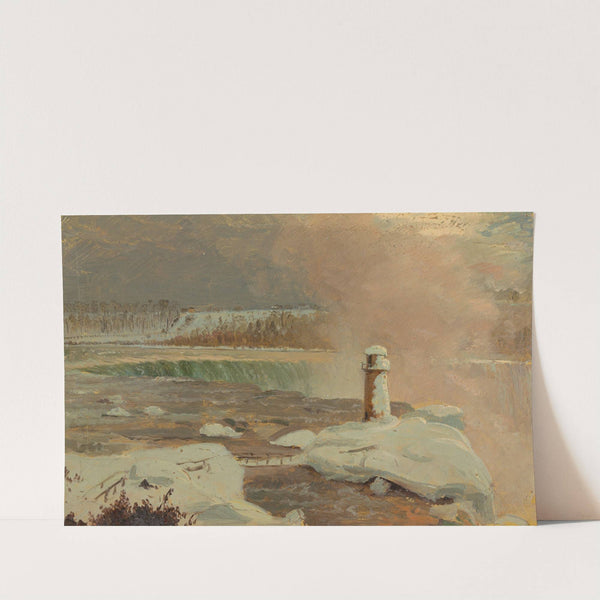 Niagara River and Falls in Snow (1856) by Frederic Edwin Church