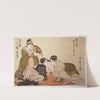 Nibijin ude-zumô – Arm-wrestling between two beauties (1793-1804) by Kitagawa Utamaro