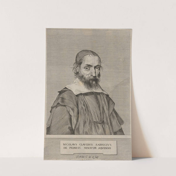Nicolas Claude Fabri de Peiresc Senator of Aquensis (1637) by Claude Mellan