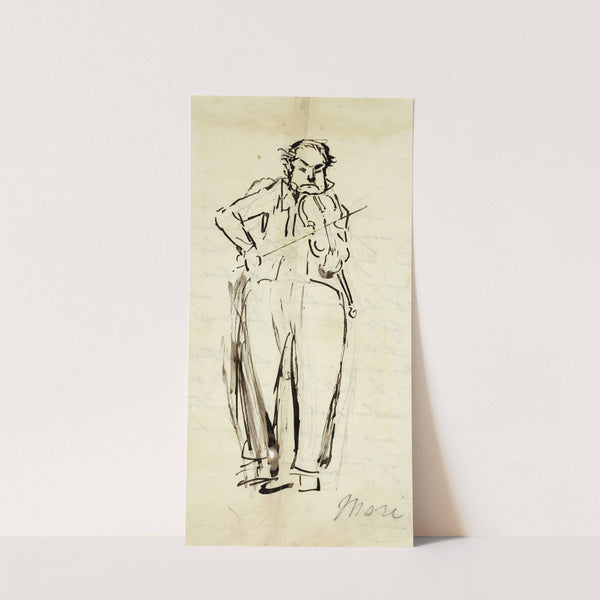 Nicolas Mori, Violinist (c. 1840) by Alfred Edward Chalon