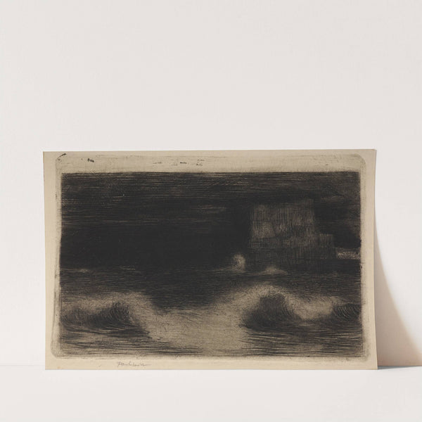 Night at the Bay of Naples – in the depths of Castello del’Ovo (1900) by Józef Pankiewicz