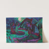 Night Moon, Accordion Player by Moonlight (1924) by Ernst Ludwig Kirchner