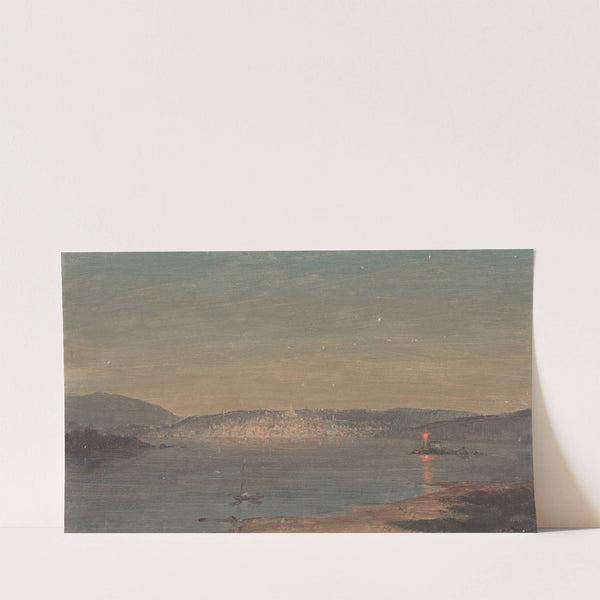 Night View of a Seaport (probably 1868–69) by Frederic Edwin Church