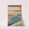 Nihonbashi; Clearing Weather after Snow (Nihonbashi Yukibare) (1856) by Andō Hiroshige