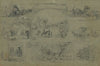 Nine camp scenes