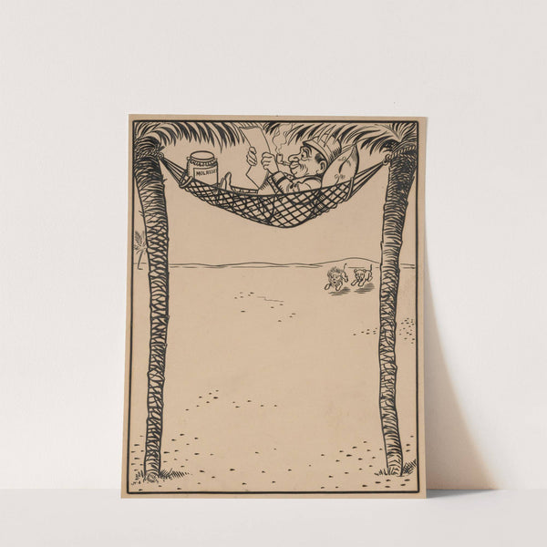 Six comic strip frames of coach driver and mischievous boy Pl.2 by Franklin Morris Howarth