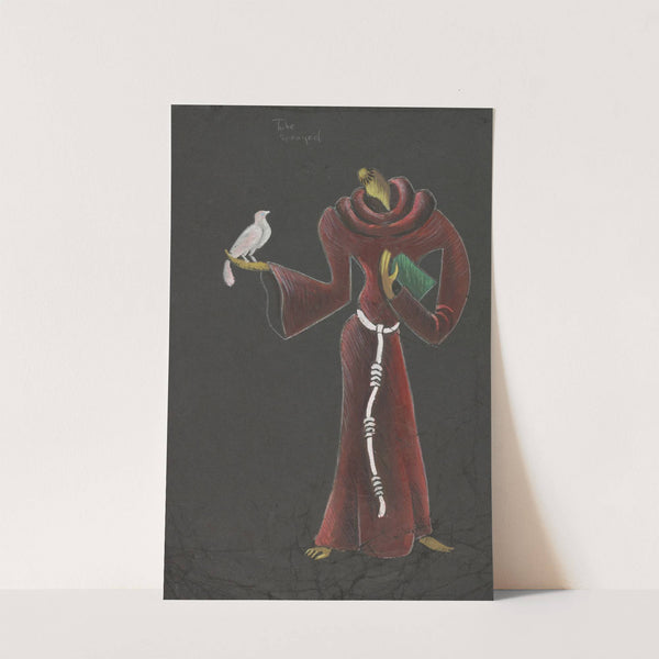 No More Peace: Red robe tied with white cord (1934-1943) by Barry Farnol
