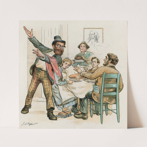 No rioters need apply! (1893) by Charles Jay Taylor