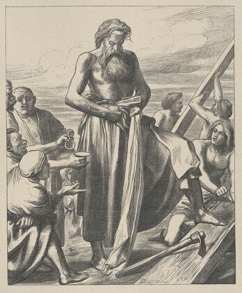 Noah Building the Ark (1881)