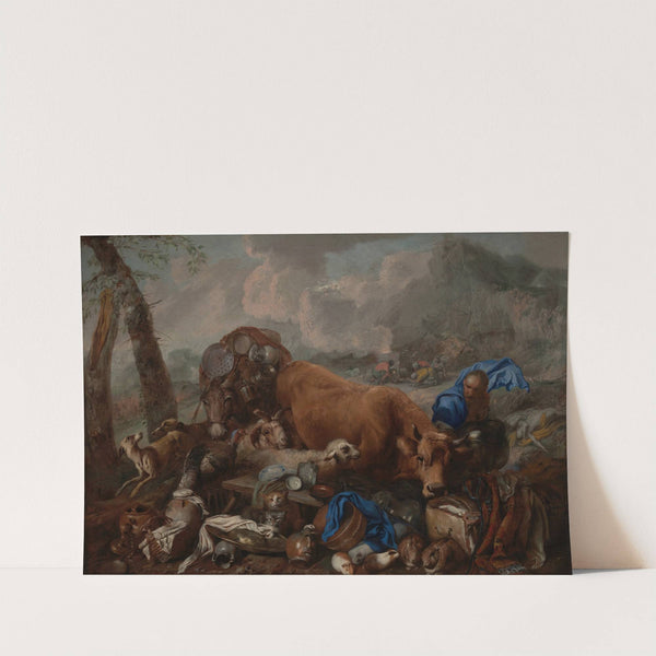 Noah&#039;s Sacrifice after the Deluge by Giovanni Benedetto Castiglione