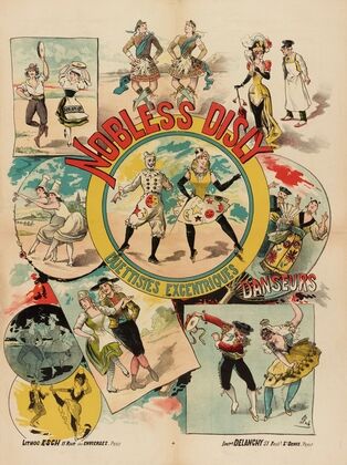 Nobless Disly Duettistes Excentriques Danseurs (1880-1890)