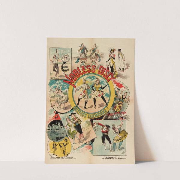Nobless Disly Duettistes Excentriques Danseurs (1880-1890) by Imp. Delanchy & Cie