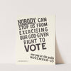 Nobody Can Stop Us From Exercising Our God-given Right to VOTE by U.S. Information Agency