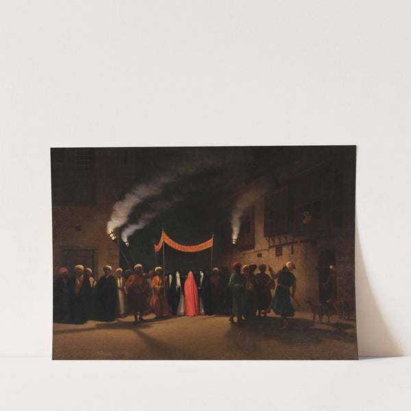 Noce arabe au Caire (1865-1866) by Charles Théodore Frère