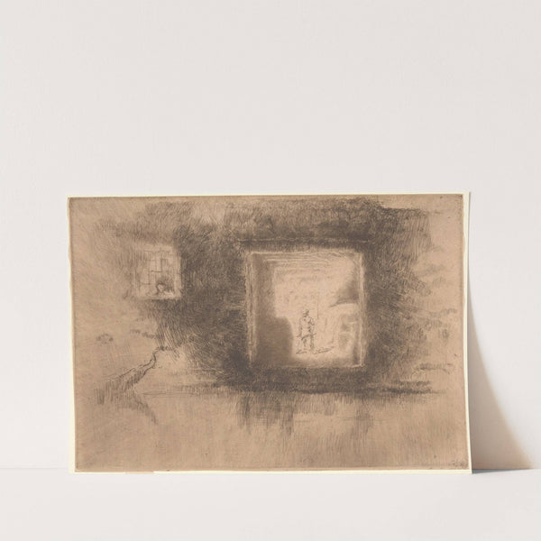Nocturne; Furnace (1879) by James Abbott McNeill Whistler