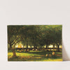 Noon In The Orchard by Worthington Whittredge