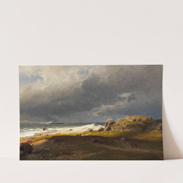 Nordische Küstenlandschaft by Hans Gude