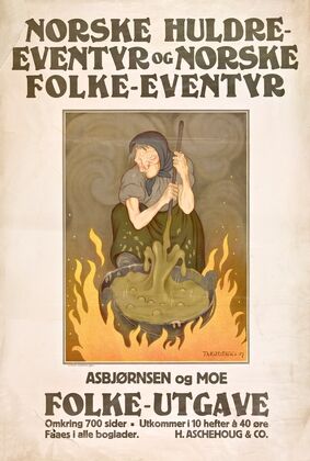 Norske huldre-eventyr og norske folke-eventyr. Asbjørnsen og Moe. Folkeutgave (1914)