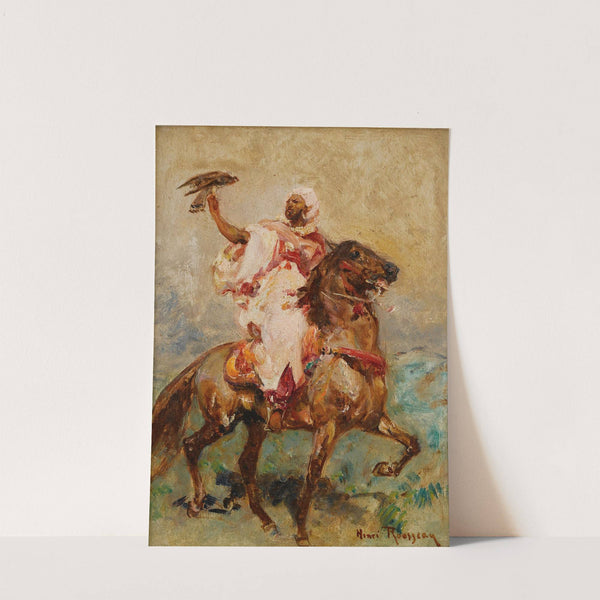 North African On Horseback by Henri Émilien Rousseau