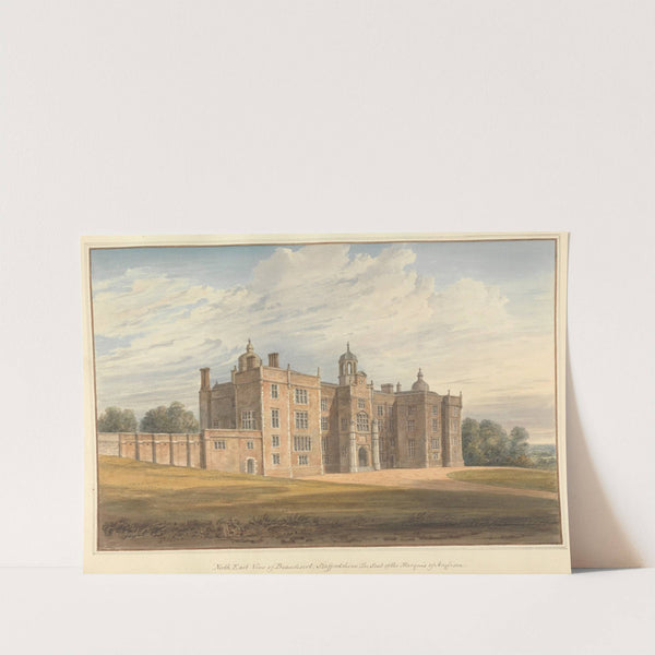 North East View of Beaudesert, Staffordshire: the Seat of the Marquis of Anglesea by John Buckler