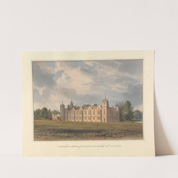 North East View of Blickling Hall, Norfolk: the Seat of the Right Hon&#039;ble Lord Suffield by John Buckler