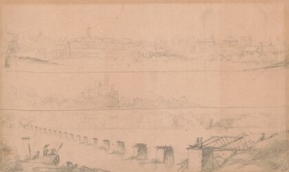 North east view of Florence, Alabama, June 22, 1862