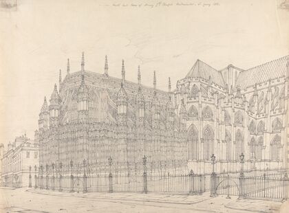 North East View of Henry VII Chapel Westminster