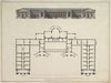 North Elevation and Ground Plan of the Alexander Palace at Tsarskoe Selo