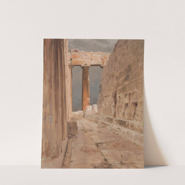 North Peristyle of the Parthenon, Athens (1869) by Frederic Edwin Church