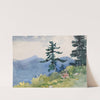 North Woods Club, Adirondacks (The Interrupted Tete-a-Tete) (1892) by Winslow Homer