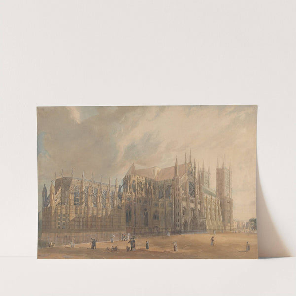 Northeast view of Westminster Abbey by John Gendall