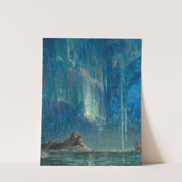 Northern Lights. Study from North Norway by Anna Boberg