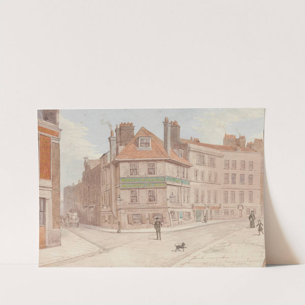 Northumberland Head Inn at Corner of Fort St. and Gun St., Spitalfields by John Phillipps Emslie