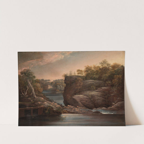 Norwich Falls (or The Falls of the Yantic at Norwich) by John Trumbull