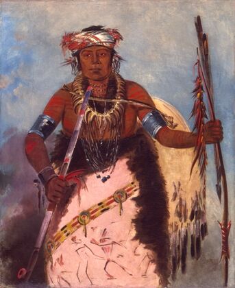 Notch-Ee-Níng-A, No Heart, (Called White Cloud), Chief of The Tribe