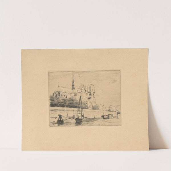 Notre Dame Cathedral in Paris (1903) by Józef Pankiewicz