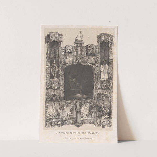 Notre-Dame de Paris (1832) by Celestin Nanteuil