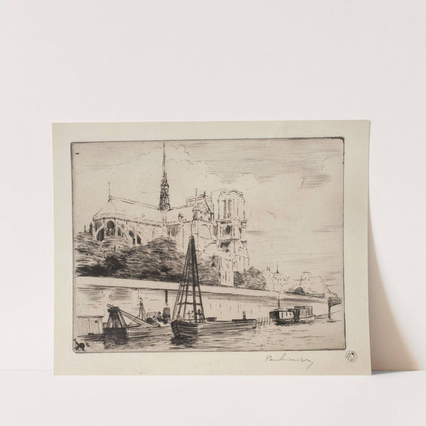 Nôtre-Dame de Paris Cathedral (1903) by Józef Pankiewicz