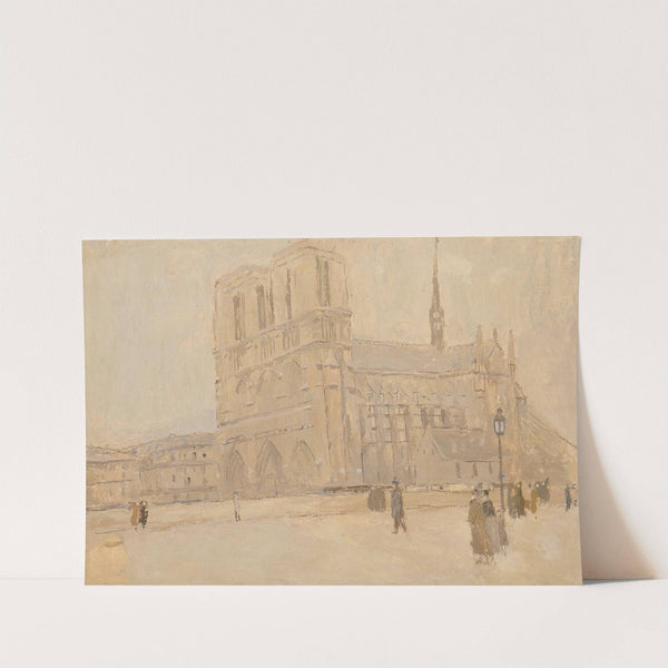 Notre Dame in Winter by Frank Edwin Scott