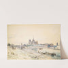 Notre Dame of Paris seen from the Quai de la Tournelle by Johan Barthold Jongkind
