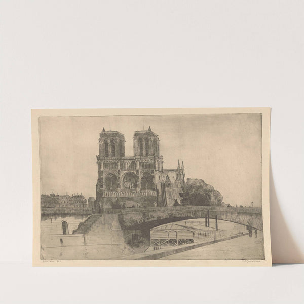Notre-Dame, Paris (1888-1934) by Willem Adrianus Grondhout