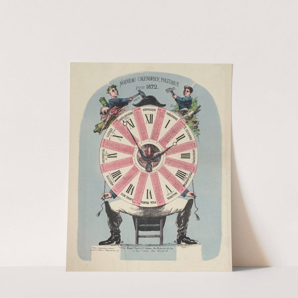 Nouveau calendrier politique pour 1872 by J. Marie