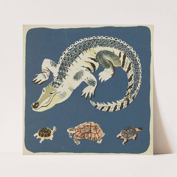 Nouvelles images à colorier, Reptiles Pl.14 (1938) by Elena Pavlovna Gertik