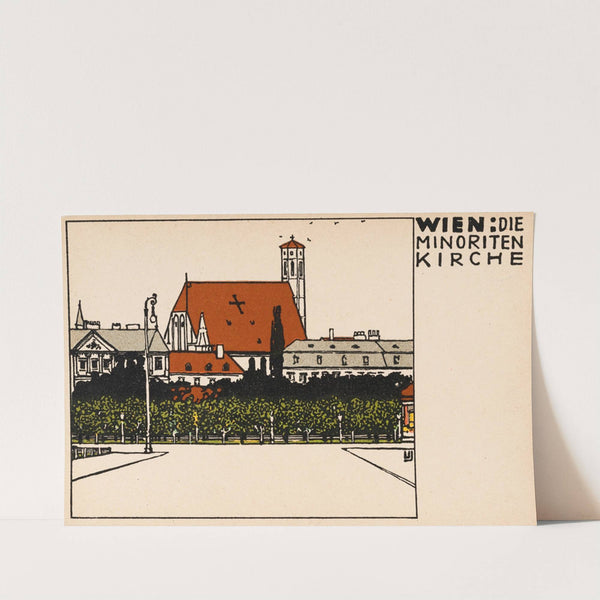 Nr. 134: Wien, Die Minoritenkirche (1908) by Urban Janke