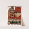 Nr. 140: Wien: Die Michaelerkirche (1908) by Urban Janke