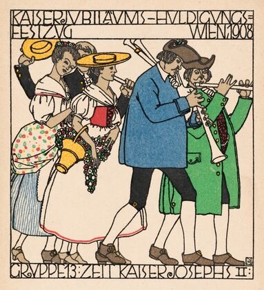 Nr. 169: Kaiserjubiläums-Huldigungs-Festzug Wien 1908, Gruppe 13: Zeit Kaiser Josephs II. (1908)