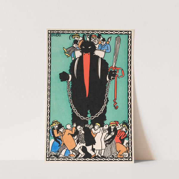 Nr. 247: Krampuskarte (1909) by Josef von Diveky