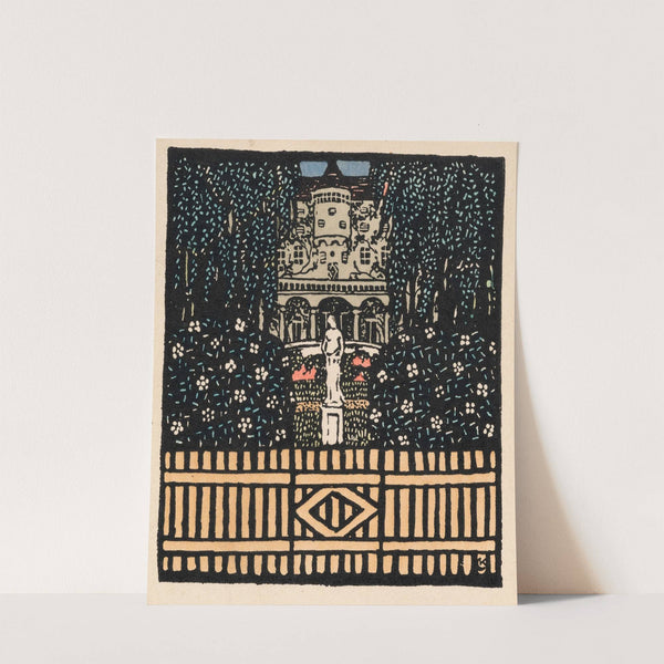 Nr. 258: Eingang in einen Villengarten (1909) by Carl Krenek