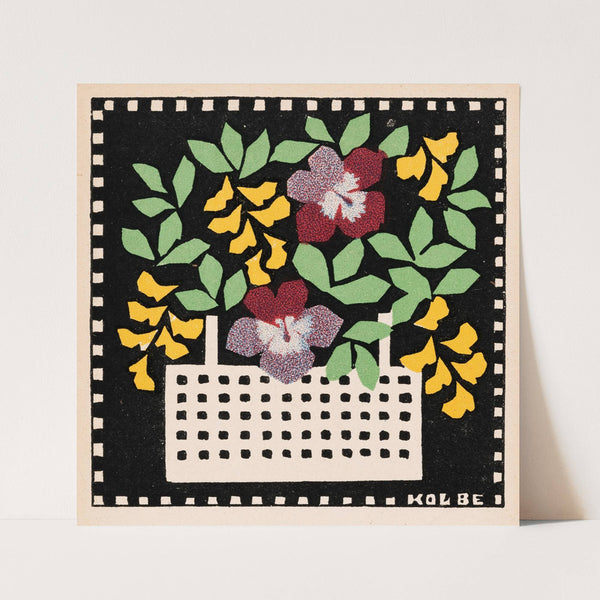 Nr. 32: Blumenkorb (1907) by Leopoldine Kolbe