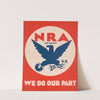 NRA member, we do our part by Anonymous